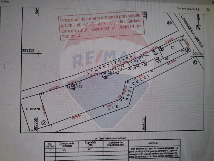 Teren de 847 mp, în Băneasa