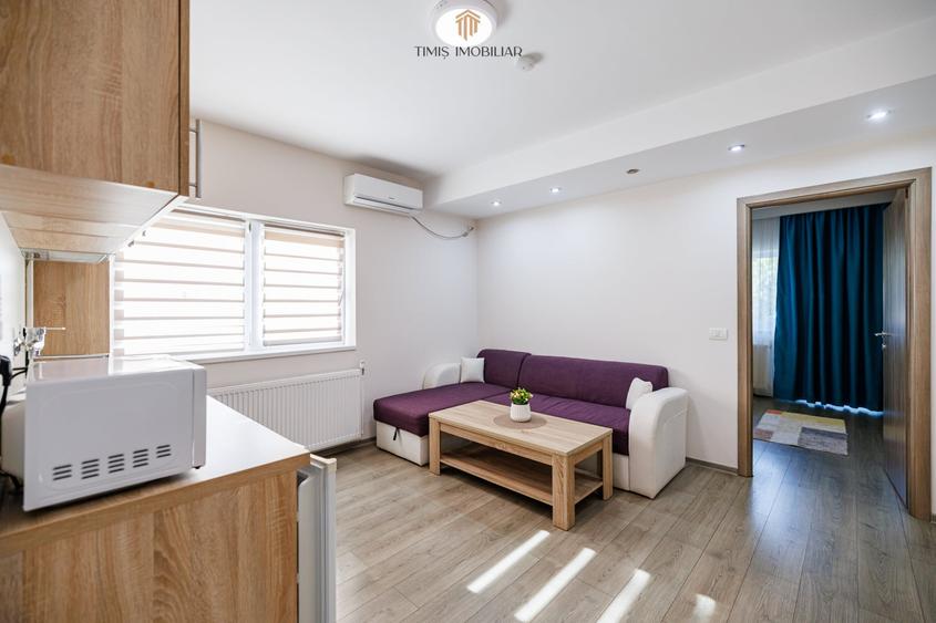 Apartament cu 2 camere semidecomandat, mobilat în Torontalului