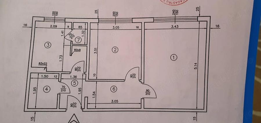 Apartament cu 2 camere decomandat în Drumul Taberei