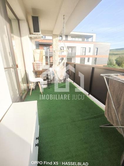 Apartament cu 3 camere semidecomandat, mobilat în Apahida