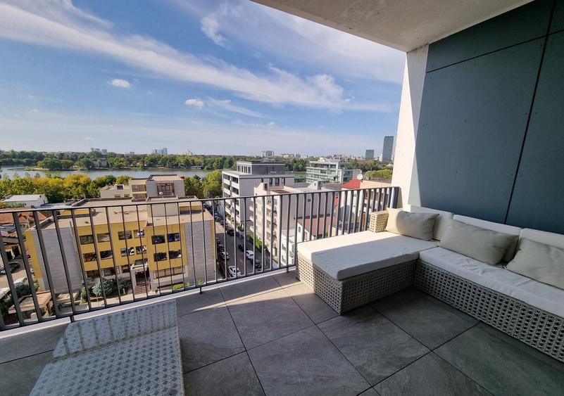 Inchiriere apartament cu 5 camere si terasa - Floreasca - vedere lac - 4