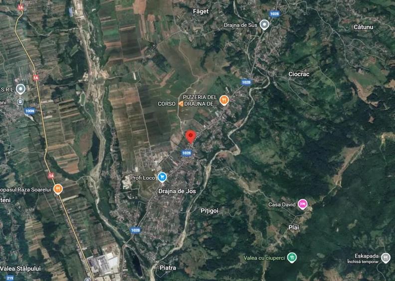 Teren de 1898 mp, în Drajna