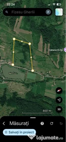 Teren 2,53 ha cu 4.458 mp intravilan - 1