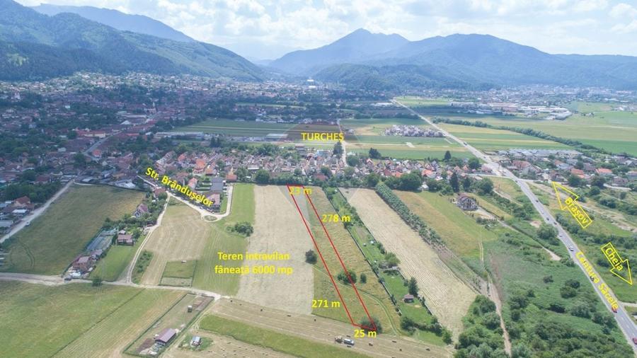 Teren agricol intravilan de 6000 mp, în Turcheș