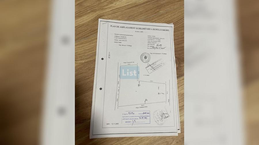Teren extravilan de 37428 mp, în Exterior Sud