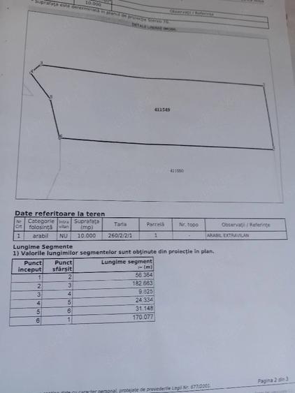 Teren de 10000 mp, în Mătăsari