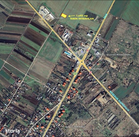 Teren de 1045 mp, în Ghimpați