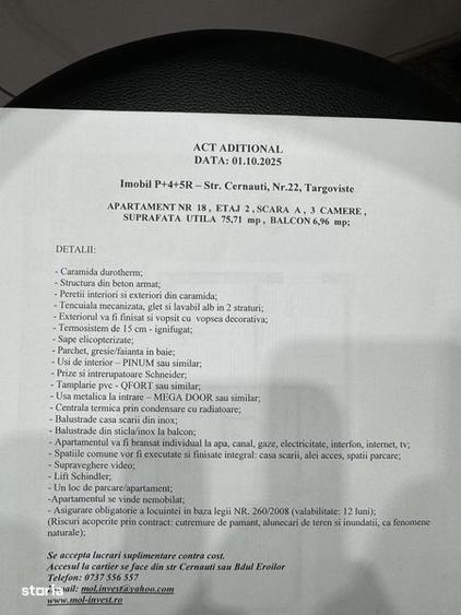 Apartament cu 3 camere în Central