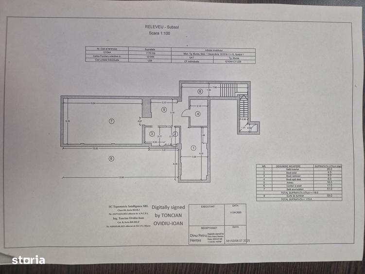 Spațiu comercial, de 445 mp, în Central