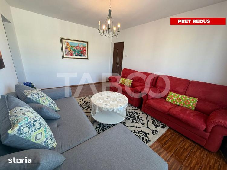 Apartament cu 2 camere semidecomandat, mobilat în Central