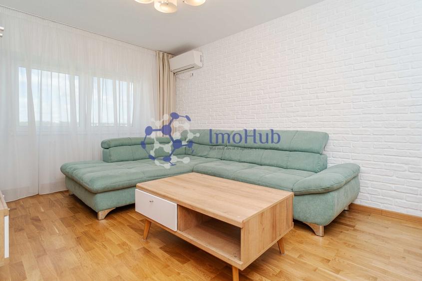 Apartament cu 3 camere decomandat, mobilat în Central
