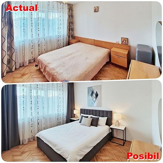 Apartament cu 2 camere decomandat, mobilat în Popa Șapcă