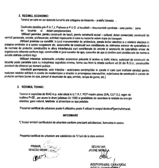 Teren Construcții intravilan de 6011 mp, în Mislea