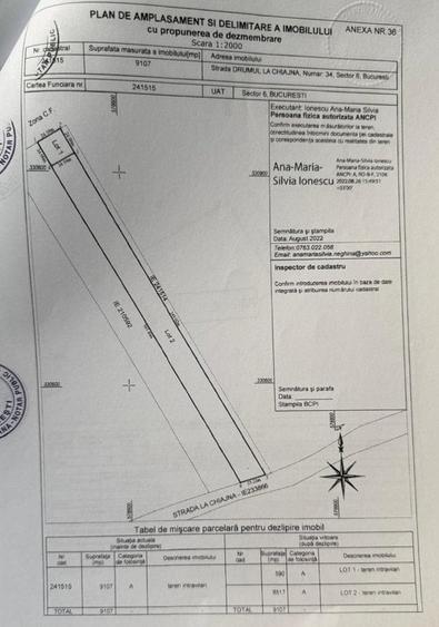Teren Construcții intravilan de 590 mp, în Giulești