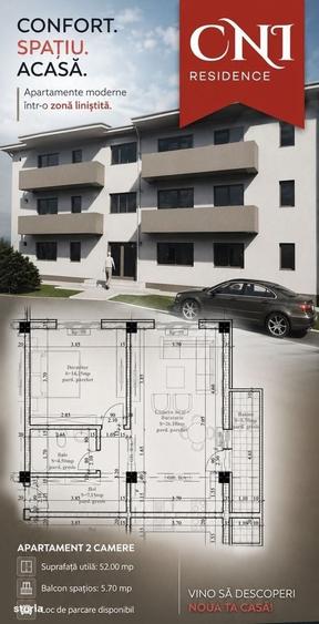Apartament cu 2 camere în Central