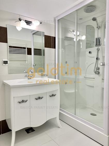 Apartament cu 3 camere semidecomandat, mobilat în Pipera