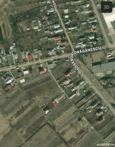 Teren de 2480 mp, în Drăgănescu