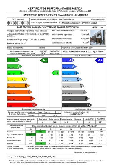 Casă cu 5 camere decomandat cu Teren 490 Mp în Iosia