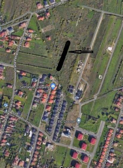Teren de 1000 mp, în Central