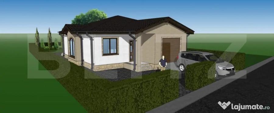 Casă cu 4 camere cu Teren 300 Mp în Vetiș