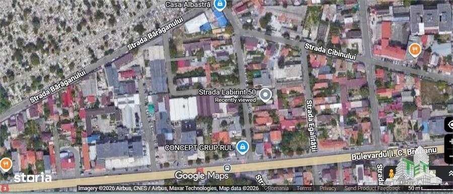Teren cu fundatie Intravilan - Constanta Central - 2