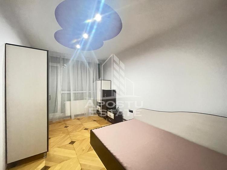 Apartament cu 3 camere decomandat, mobilat în UTA