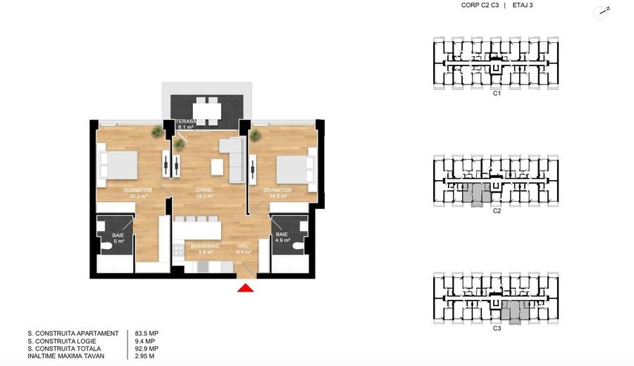 Apartament 3 Camere Pipera | Millo 8 | Modern, gradina & terasa | Investitie - 5
