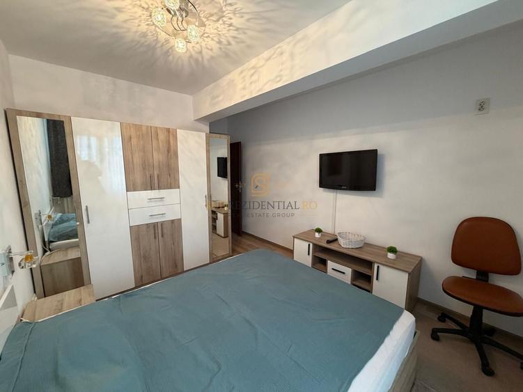 Apartament cu 2 camere semidecomandat, mobilat în Central