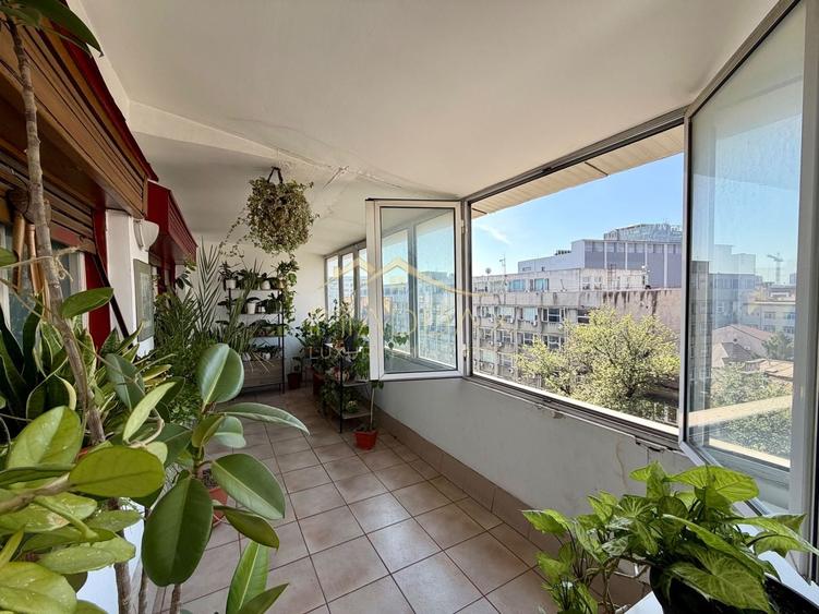 Apartament cu 2 camere semidecomandat, mobilat în Dorobanți