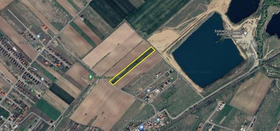 Vanzare teren intravilan Domnesti / Str. Plopului / 9.094 mp / dubla deschidere - 2