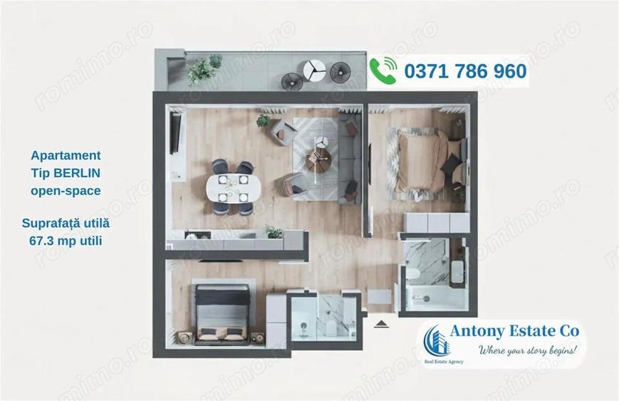 PRIMA ARENA Apartamente noi 3 camere - pret dezvoltator, Iosia - 1