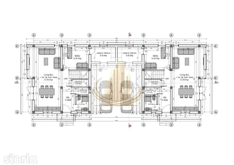 Duplex 117mp, despartit prin camera tehnica, Dumbravita - 1