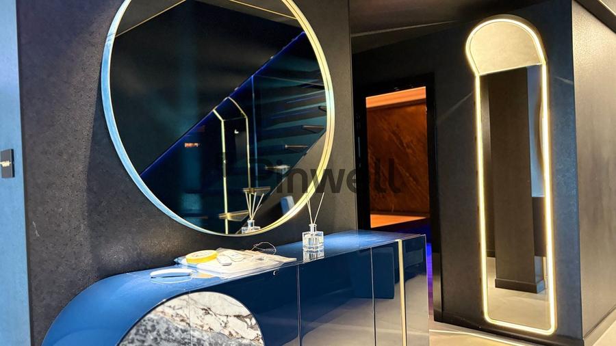 Penthouse cu 5 camere, mobilat în Barbu Văcărescu