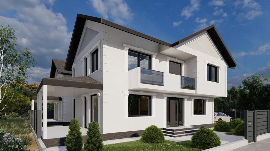 VILĂ PREMIUM – 5 CAMERE – INCĂLZIRE ÎN PARDOSEALĂ – DORMITOR LA PARTER – TEREN - 1