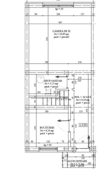 Apartament 3 camere dispus pe 2 niveluri - 8