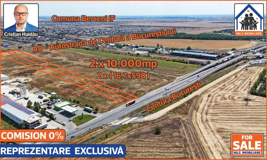 Teren 20k mp intravilan situat intre centura si A0 - Berceni IF - 3