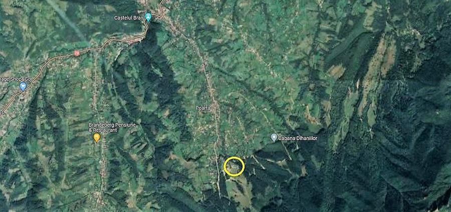 Vanzare teren intravilan Bran, 997 mp, D: 21.93 m, comision 0% - 8