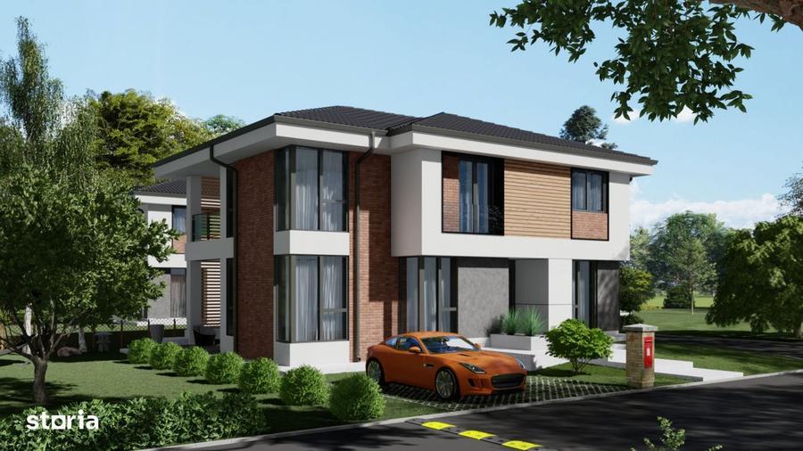 Casa noua cu 5 camere in Paradisul Verde, teren 490-630mp - 1