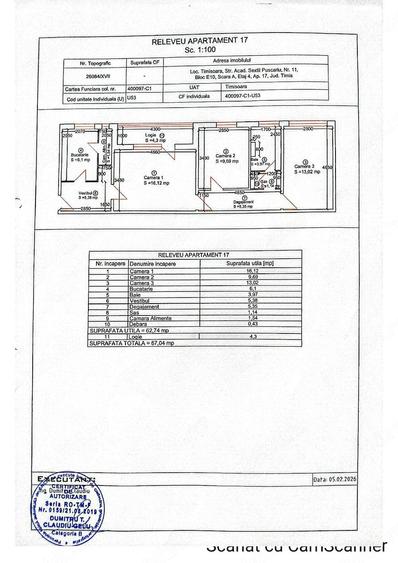 Vand Apartament 3 camere Circumvala?iunii zona Favorit - 3