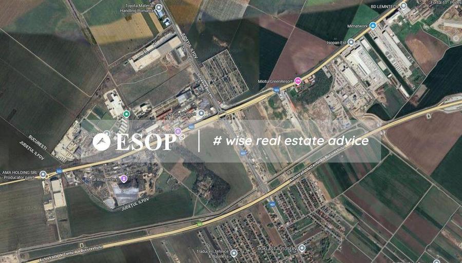 Teren industrial, 7,7ha, Popesti-Leordeni, metrou T Arghe... - 2