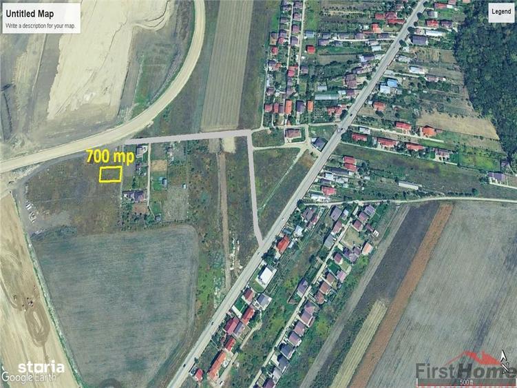 Teren intravilan 700mp in zona de Nord de vanzare - 6