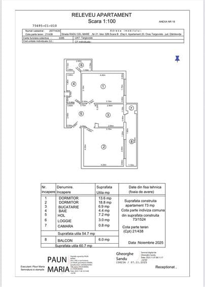 Apartament cu 2 camere decomandat în Micro 4
