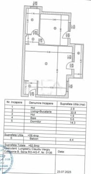 Apartament cu 2 camere în Pantelimon