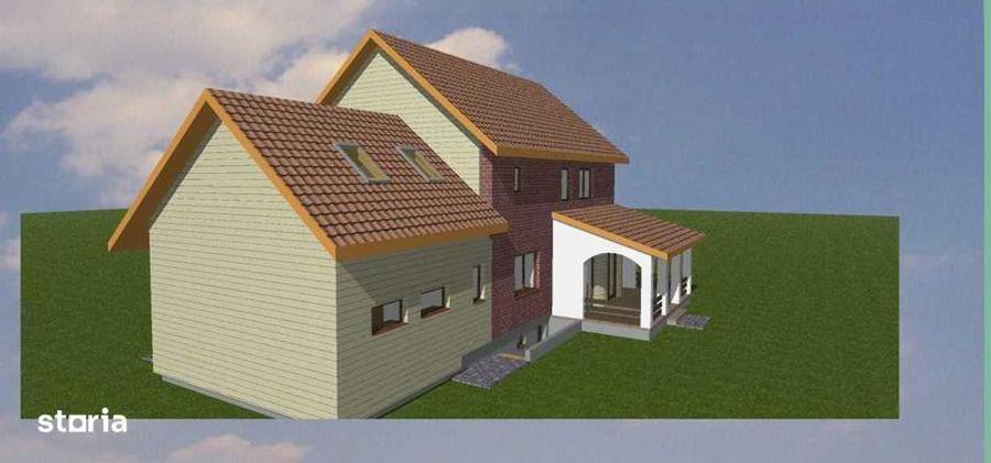 Casă cu 4 camere cu Teren 350 Mp în Livada