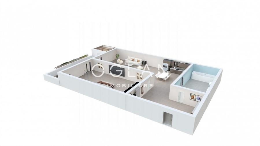 Studio , 43.63 mp utili + balcon - Zona Lacul lui Binder - 7