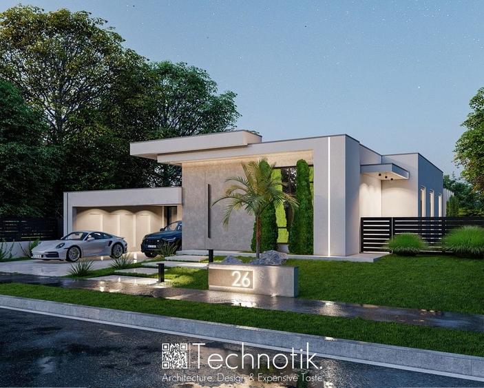 Arhitectura Moderna - Eleganta Pe un Singur Nivel - Luxury - 3