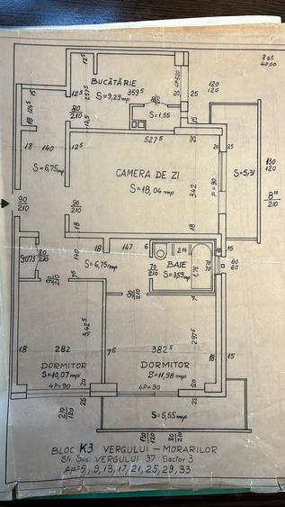 Apartament 3 camere decomandat, 2 balcoane, langa Parc Morarilor zona lini?tita - 3