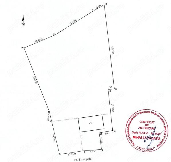 Casă cu 4 camere cu Teren 2800 Mp în Hamcearca
