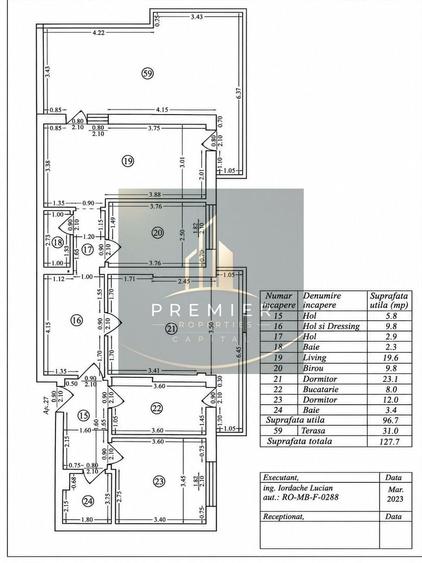 Apartament cu 4 camere decomandat, mobilat în Fundeni