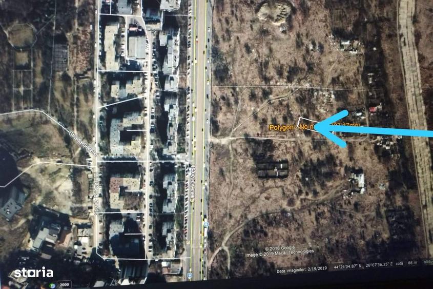 Vacaresti,Berceni,teren intravilan727mp,deschidere 14,52ml,580.000Euro - 1